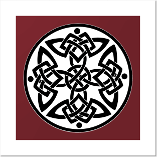 Celtic Knot Abstract Interlocking Puzzle Art Design Posters and Art